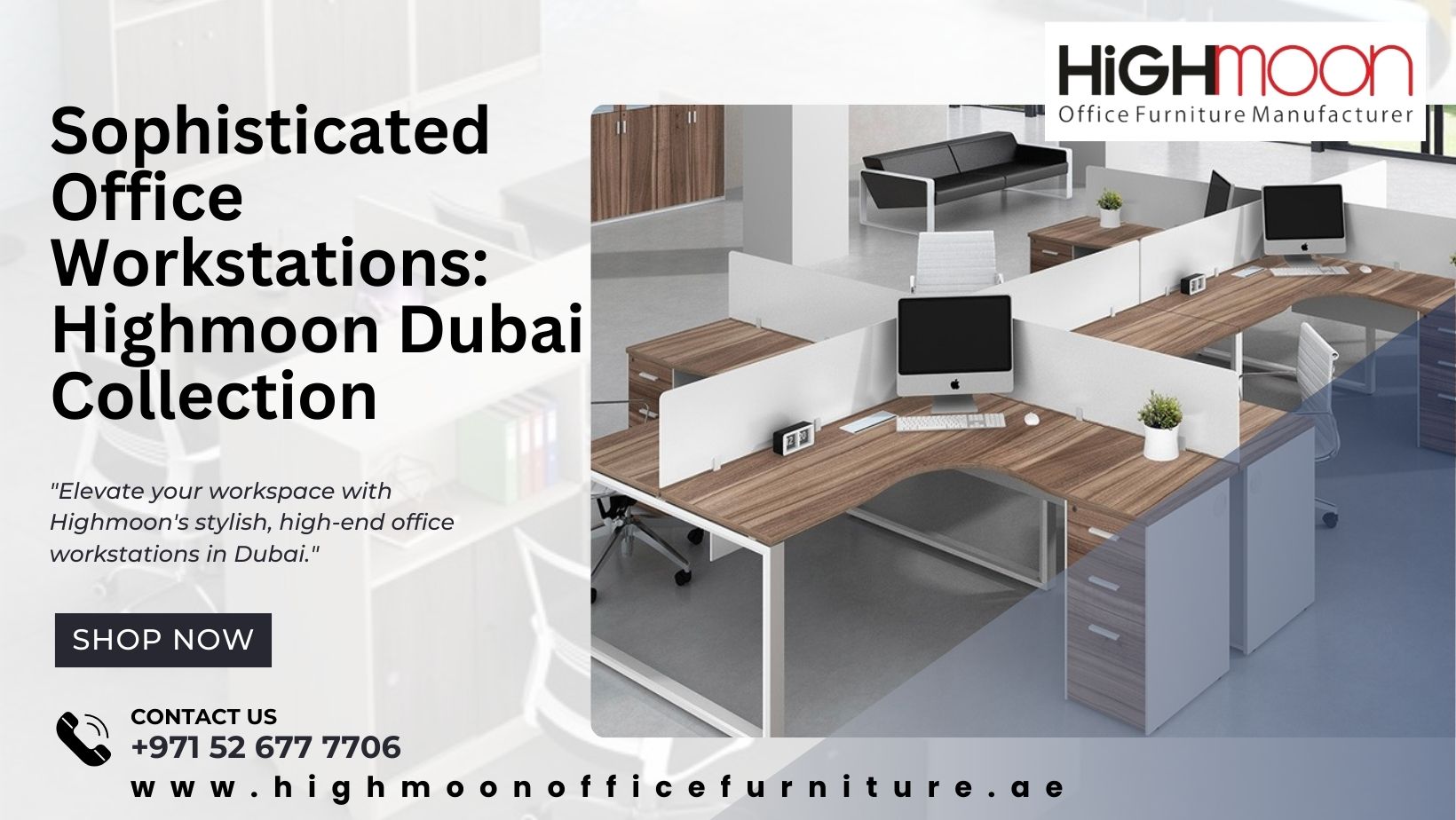 High-End Office Workstations Desk Dubai