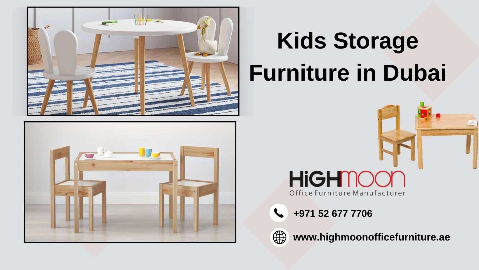 Kids Storage Furniture in Dubai – Highmoon Office Furniture