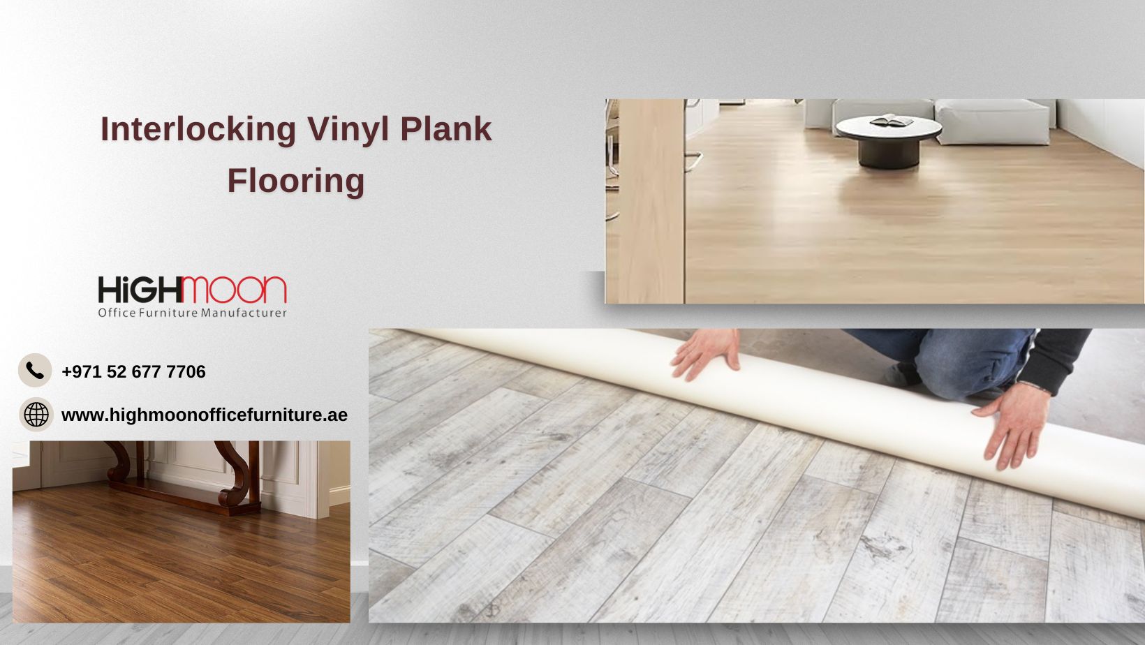 Interlocking Vinyl Plank Flooring