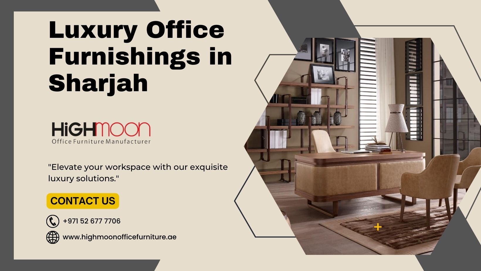 Luxury office furniture project in Sharjah