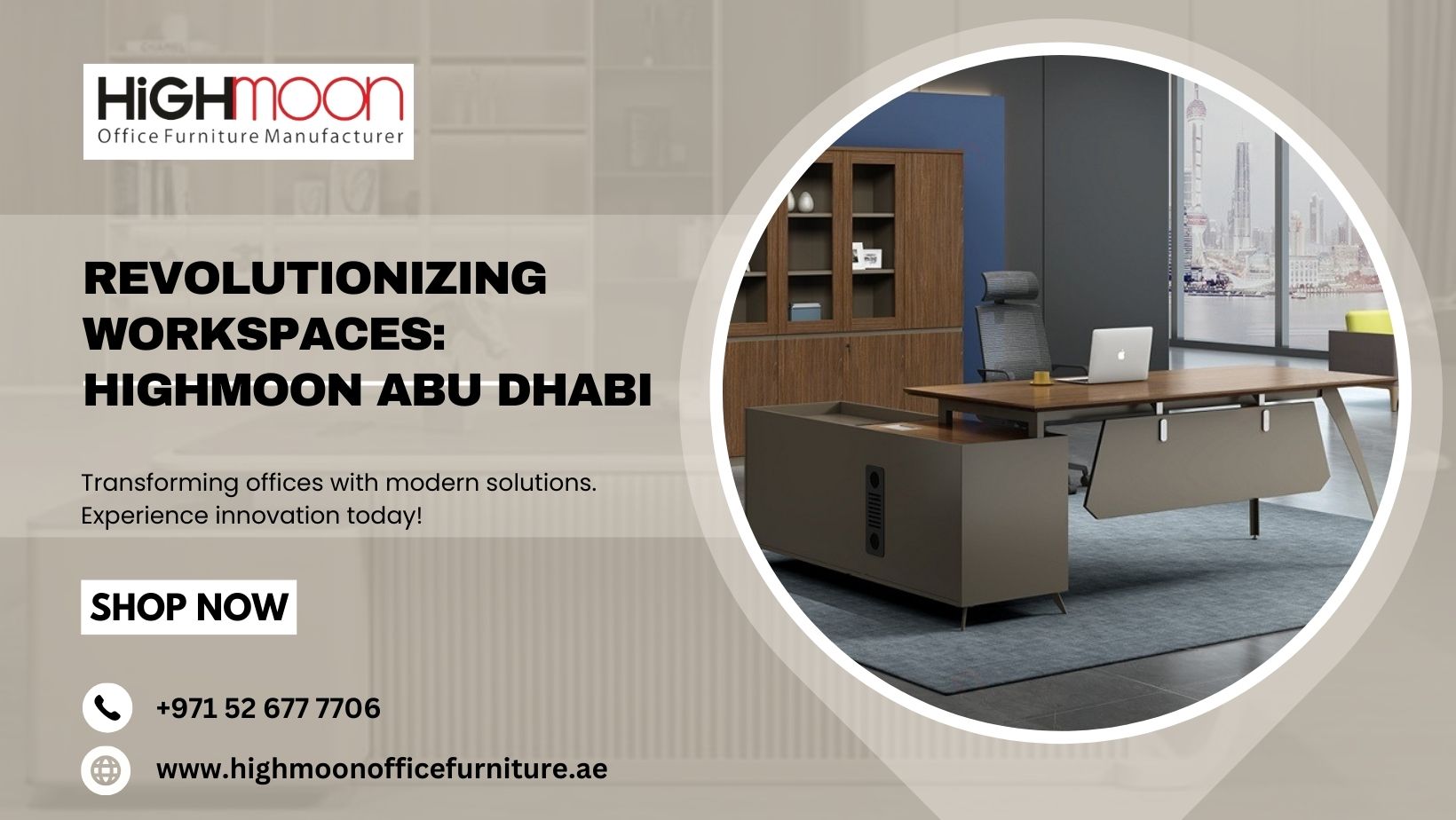 contemporary office furniture project Abu Dhabi