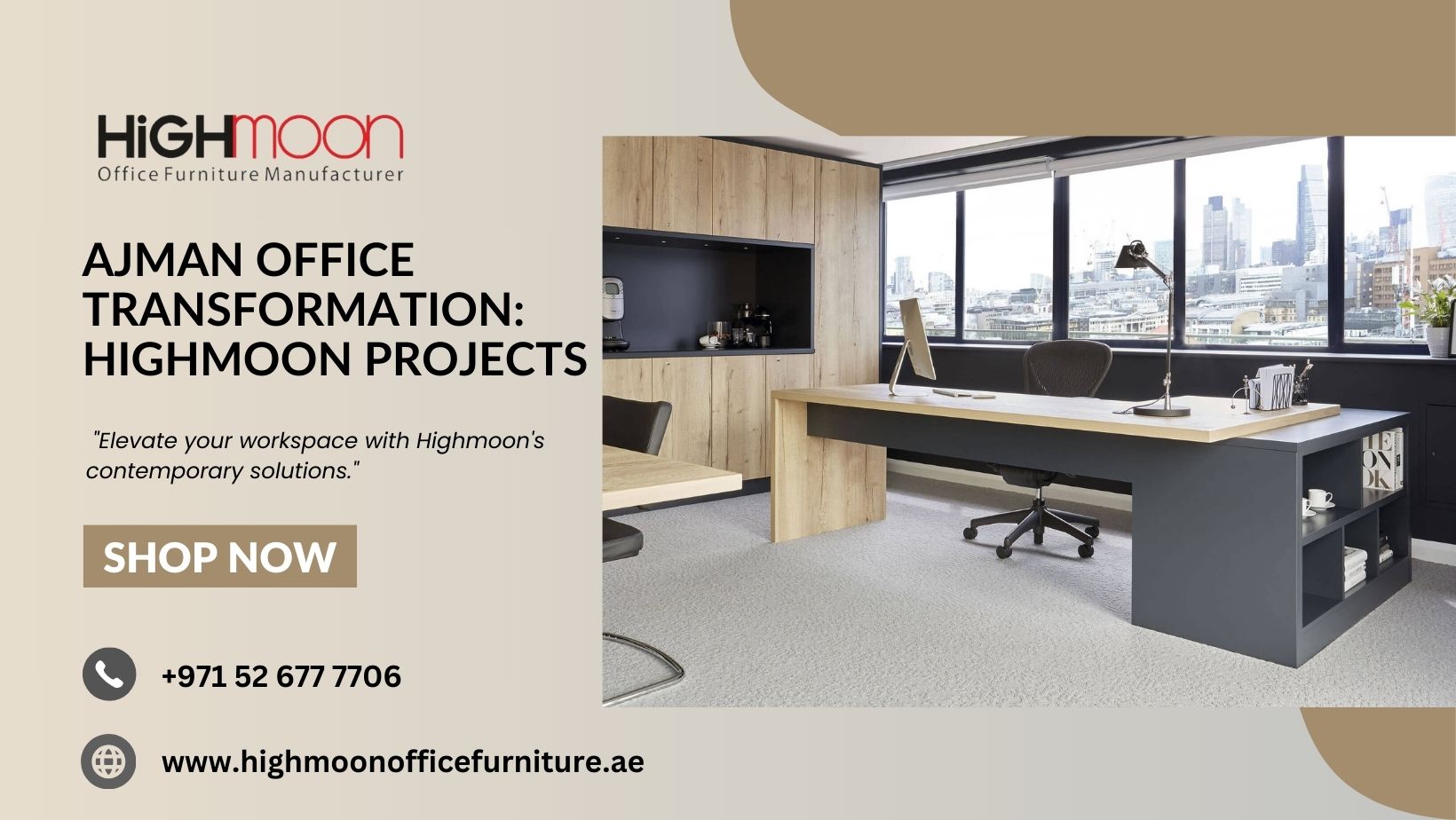 contemporary office furniture Ajman