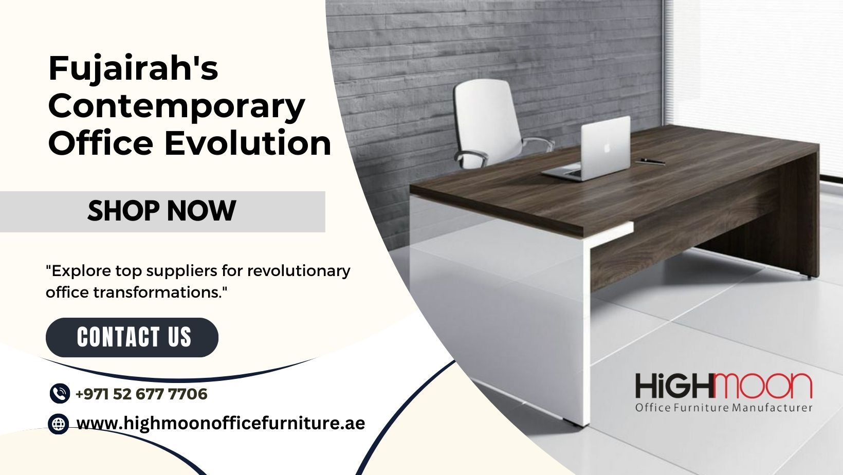 Contemporary office furnitures Fujairah