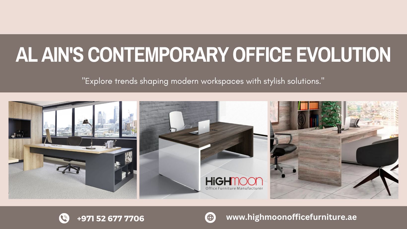 Contemporary office furnitures Al Ain