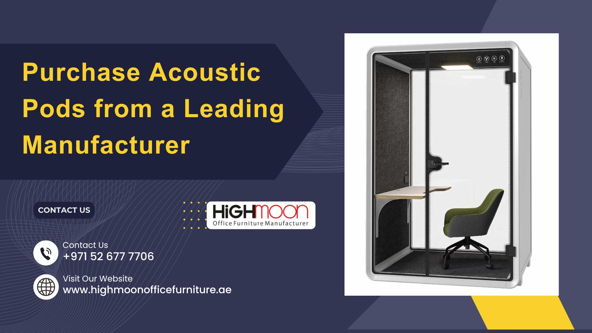 Buy Acoustic Pods Manufacturer