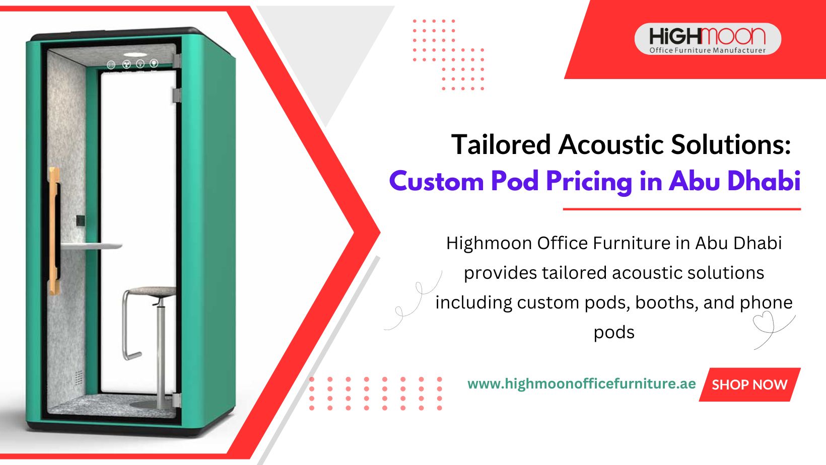 Customised Acoustic Pods Price in Abu Dhabi