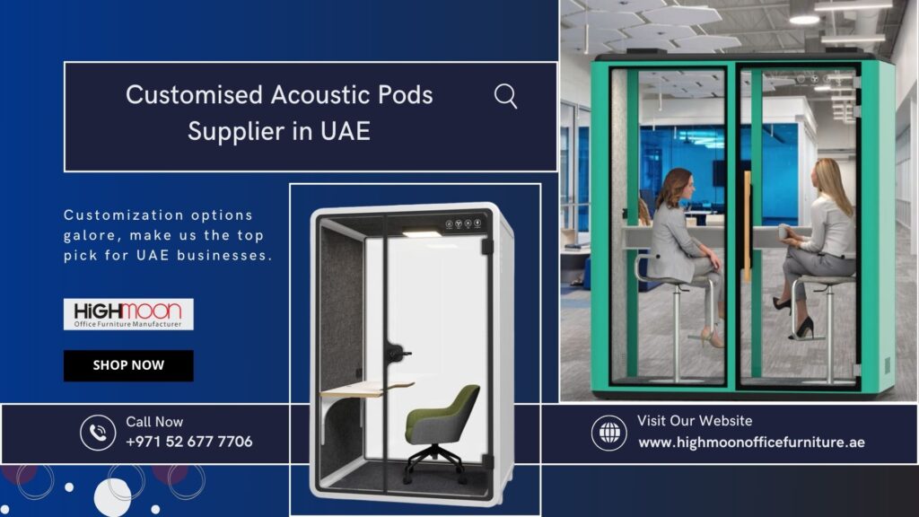 Customised Acoustic Pods Supplier in UAE