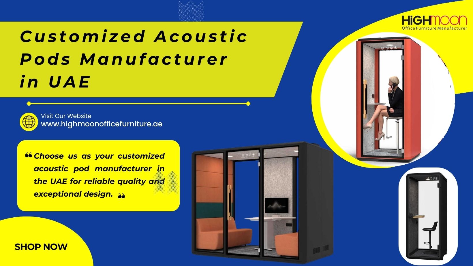 Customized Acoustic Pods Manufacturer in UAE