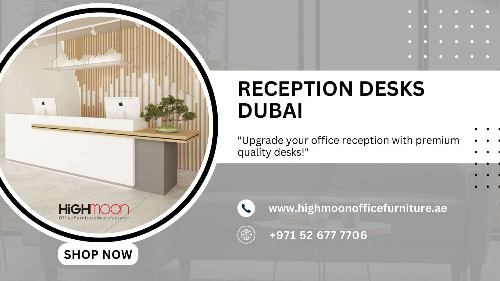 Reception Desk in Dubai