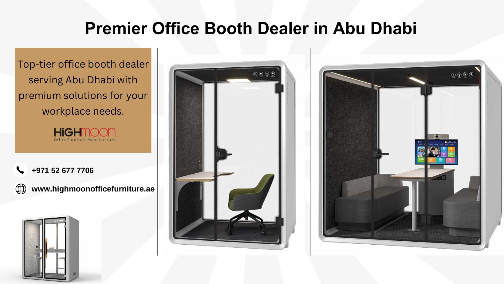 Office Booth Dealer in Abu Dhabi