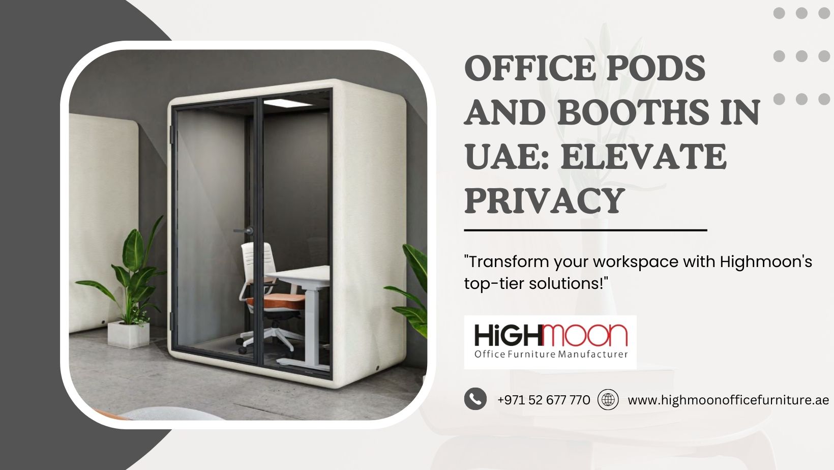 Office Pods and Booths in UAE