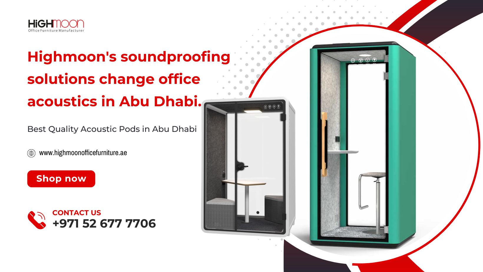 Quality Acoustic Pods Manufacturer in Abu Dhabi