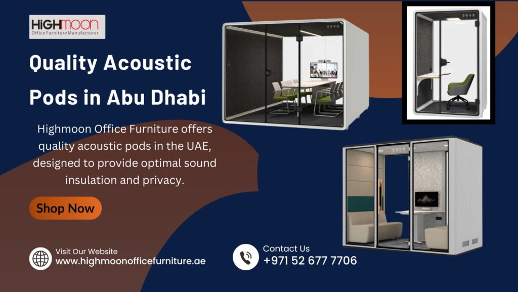 Quality Acoustic Pods in Abu Dhabi