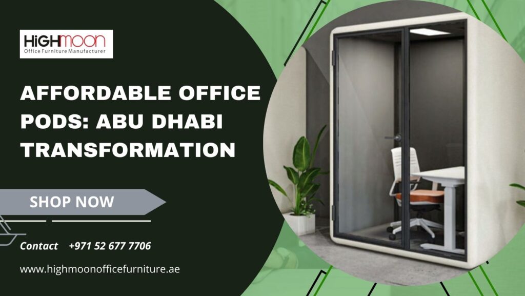 affordable office pods in Abu Dhabi