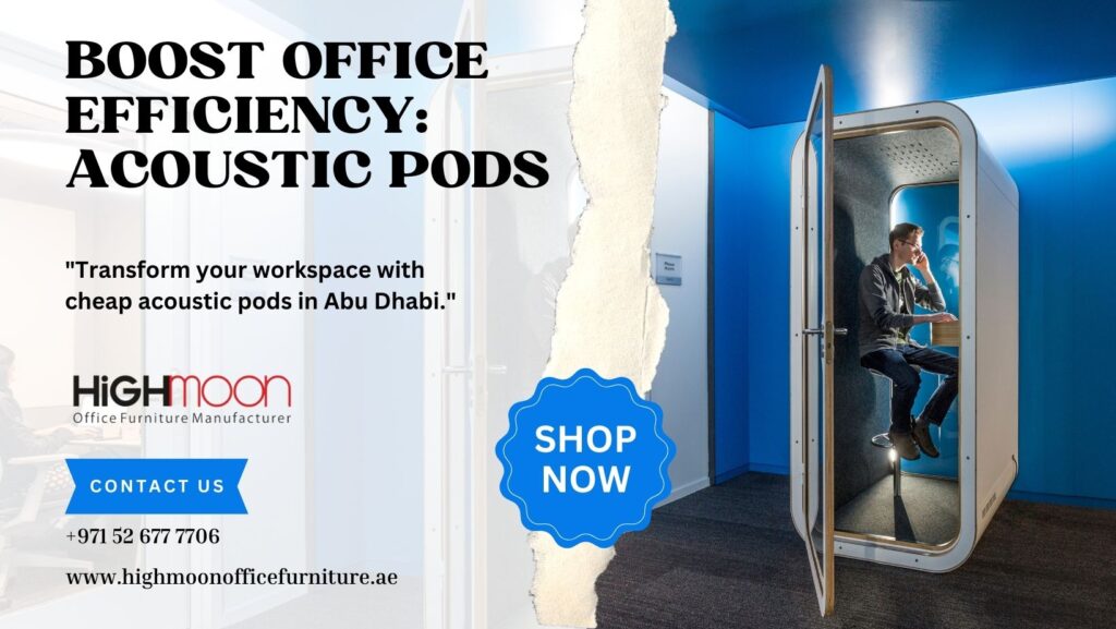 cheap acoustic pods dealers Abu Dhabi