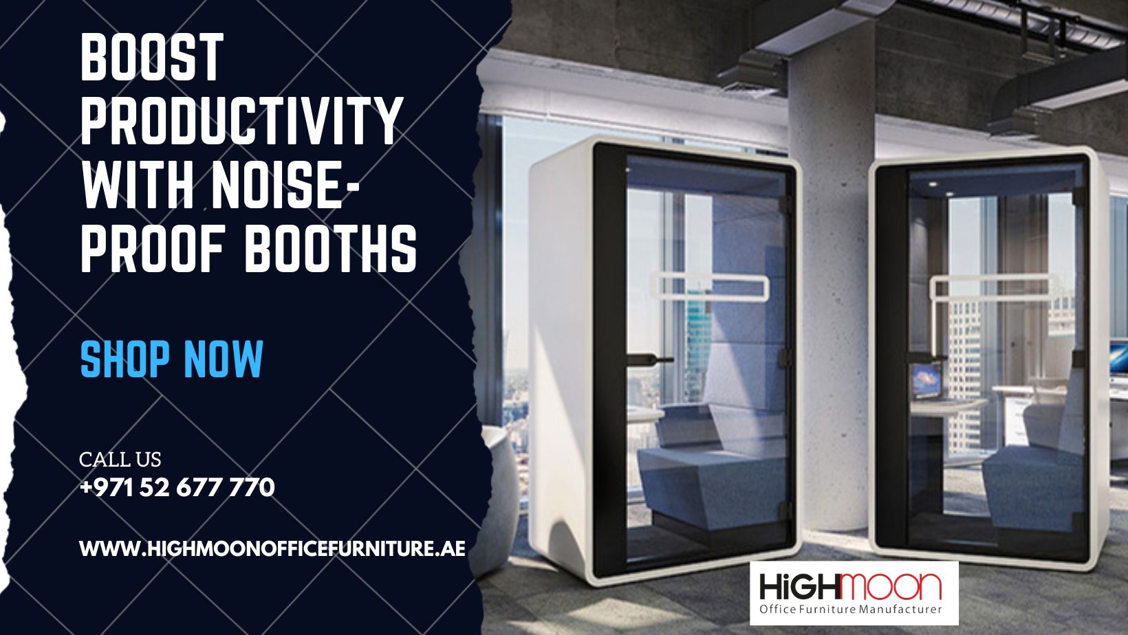 Customised Noise Proof Booths