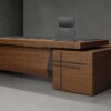 Zeni L Shaped CEO Executive Desk (Black) from Highmoon modern executive office desk