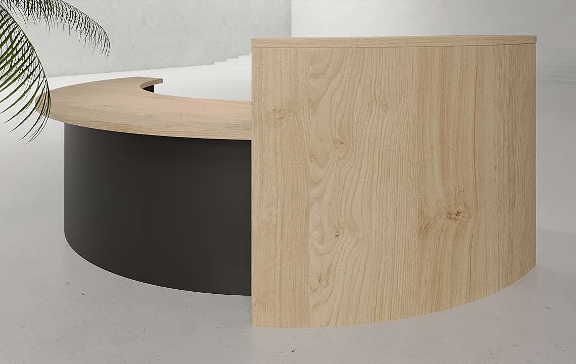 Anka Curved Reception Desk