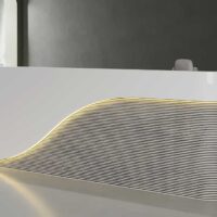 Hana Curved Reception Desk