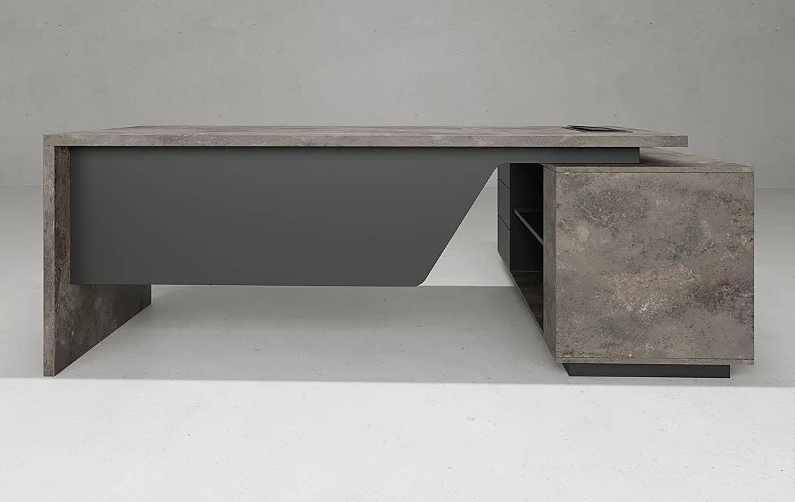 Silo L Shaped Executive Desk