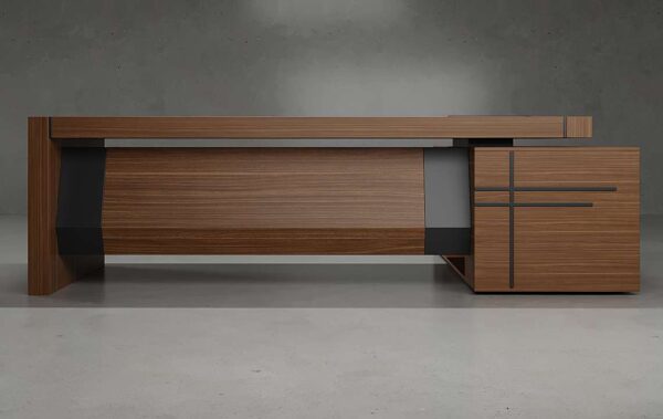 Zeni L Shaped CEO Executive Desk