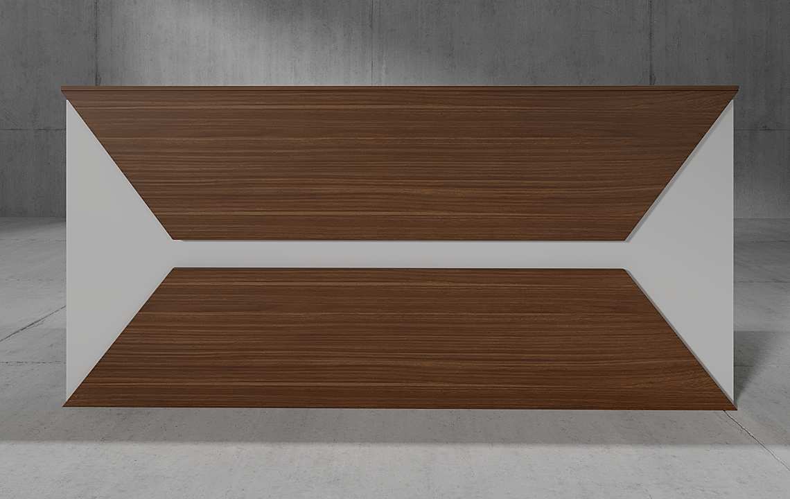 Luma Straight Reception Desk