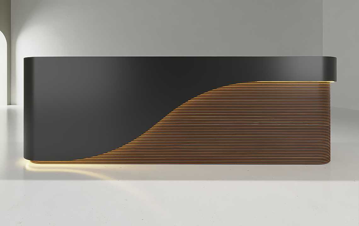 Hana Curved Reception Desk