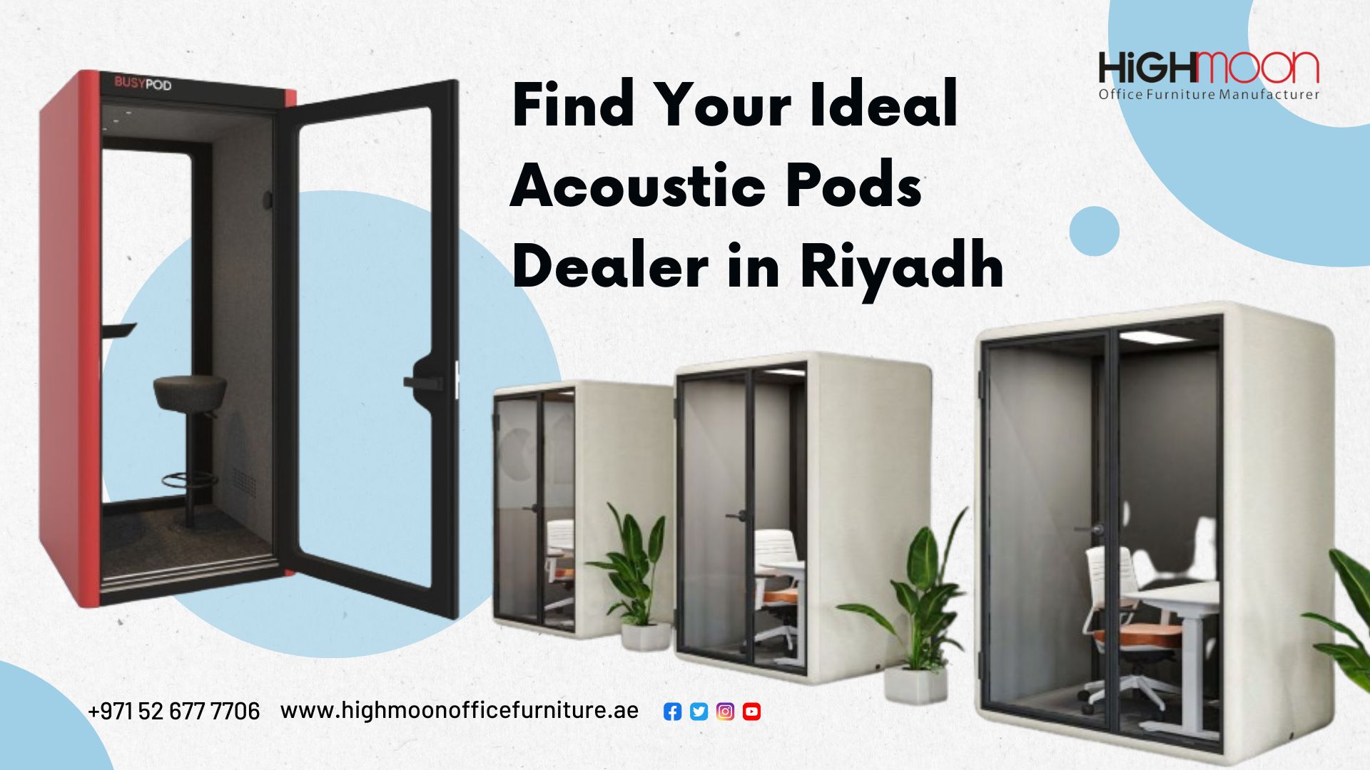 Acoustic Pods Dealer in Riyadh