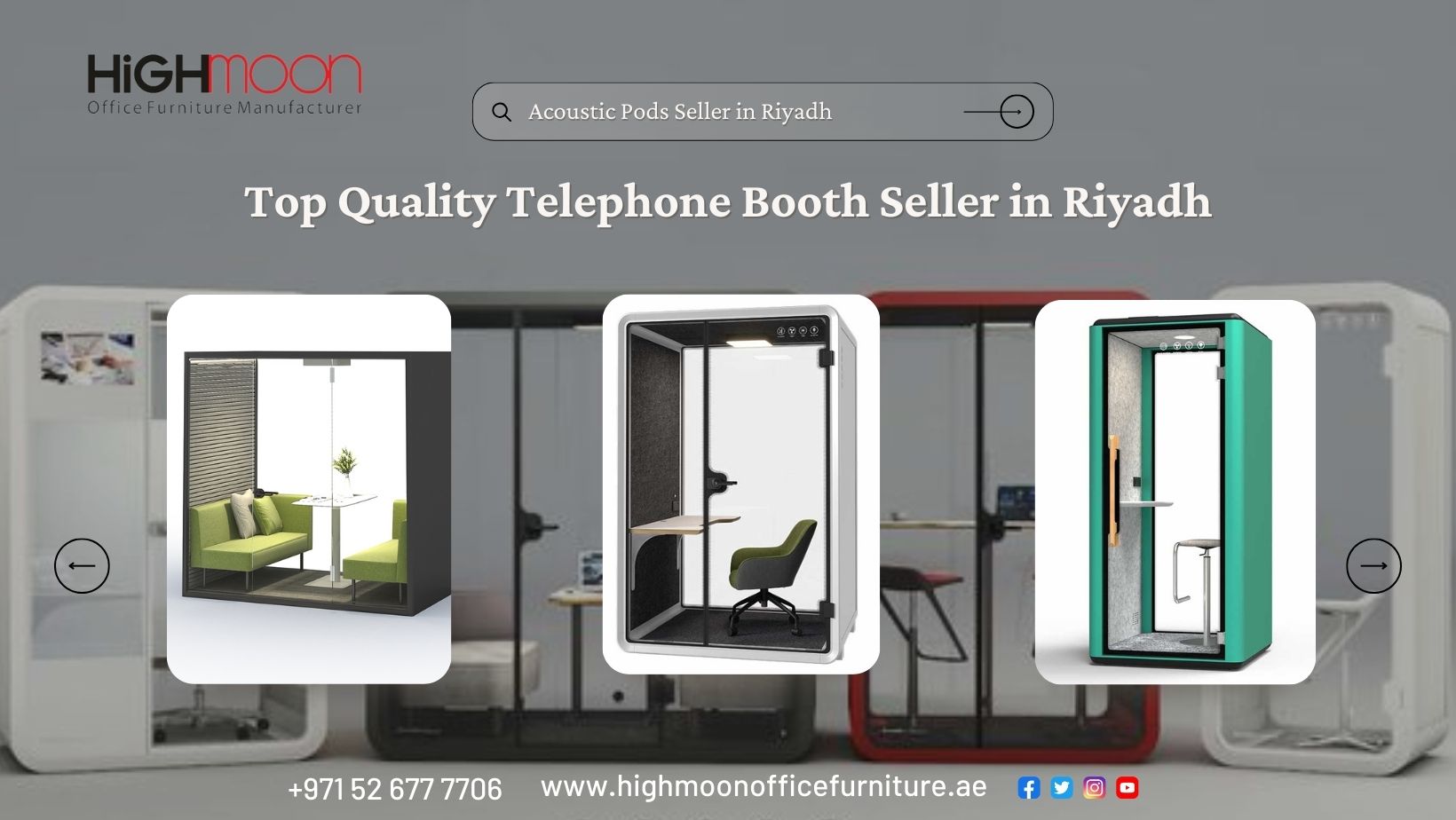 Acoustic Pods Seller in Riyadh