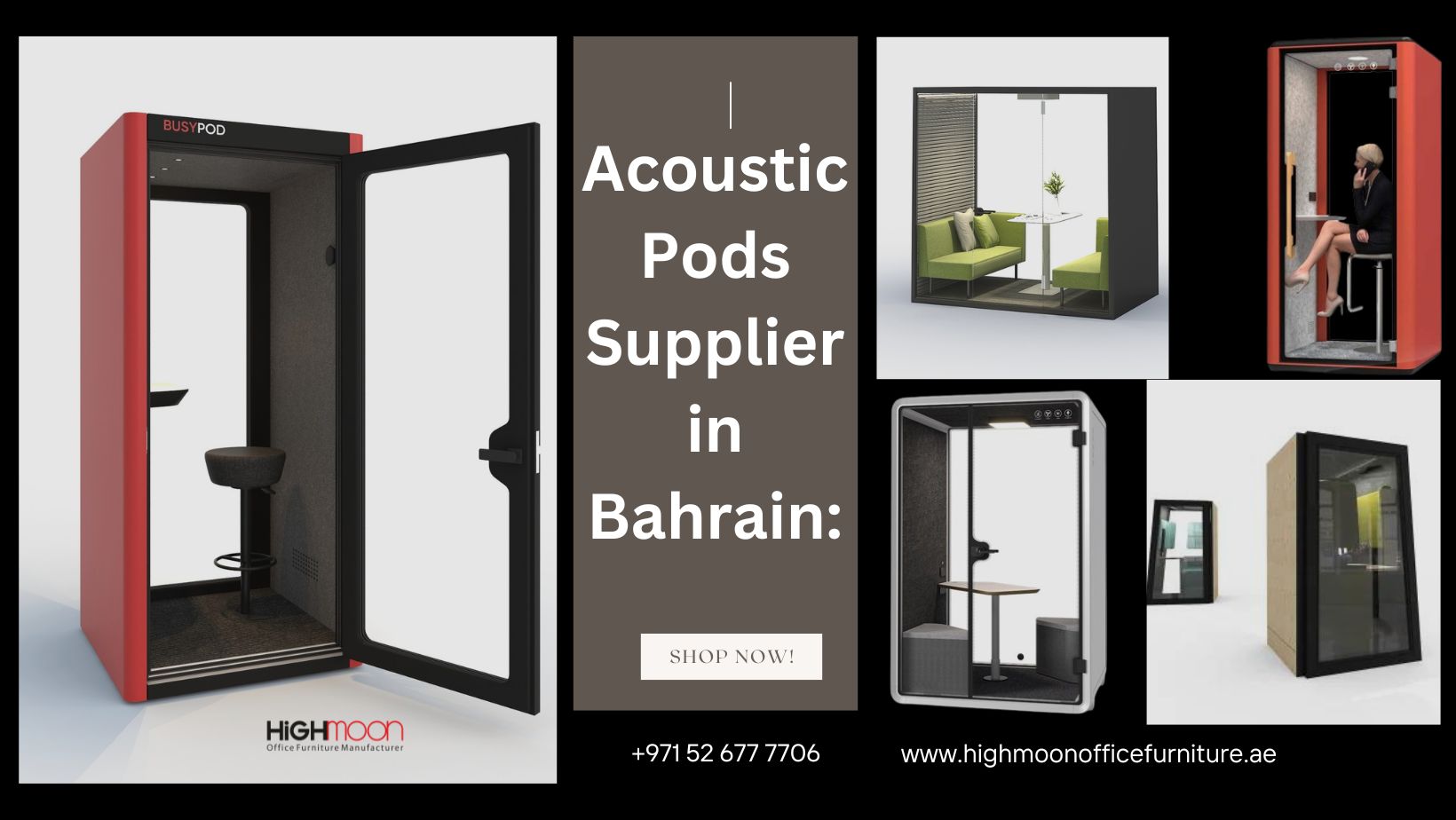 Acoustic Pods Supplier in Bahrain