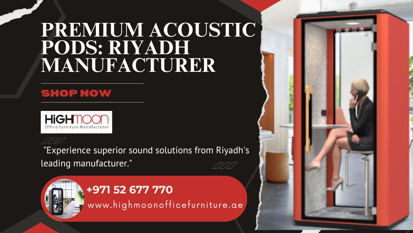 Quality Acoustic Pods Manufacturer in Riyadh