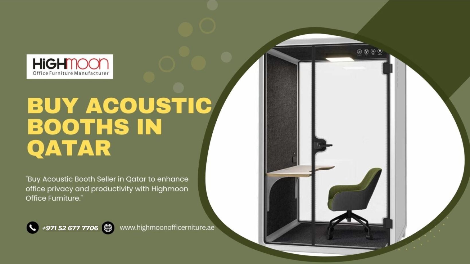 Buy Acoustic Booth Seller in Qatar