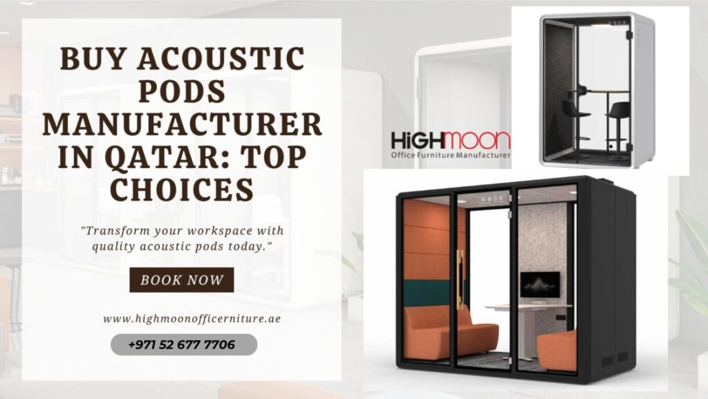 Buy Acoustic Pods Manufacturer in Qatar