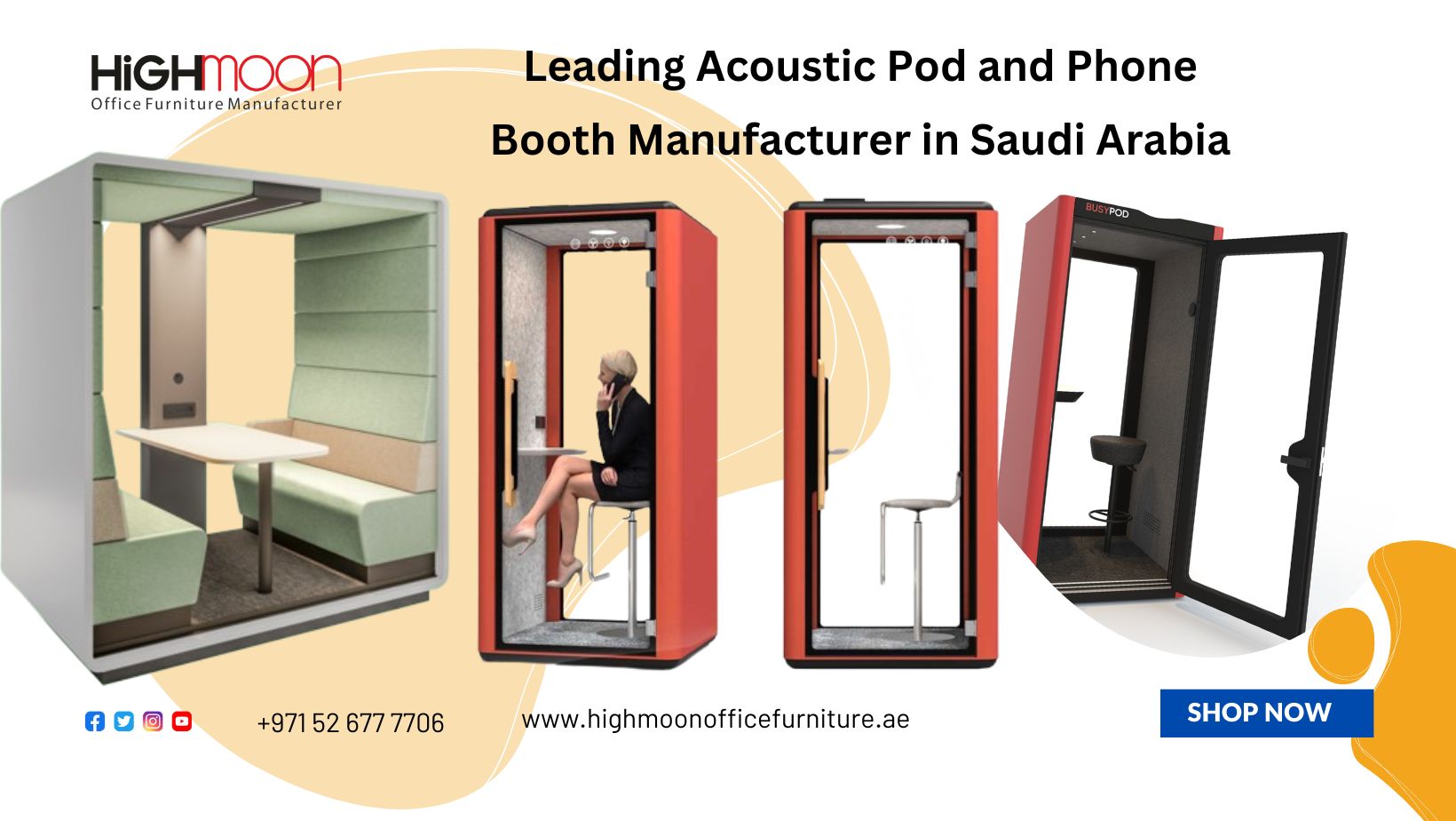 Buy Acoustic Pods Supplier in Saudi Arabia