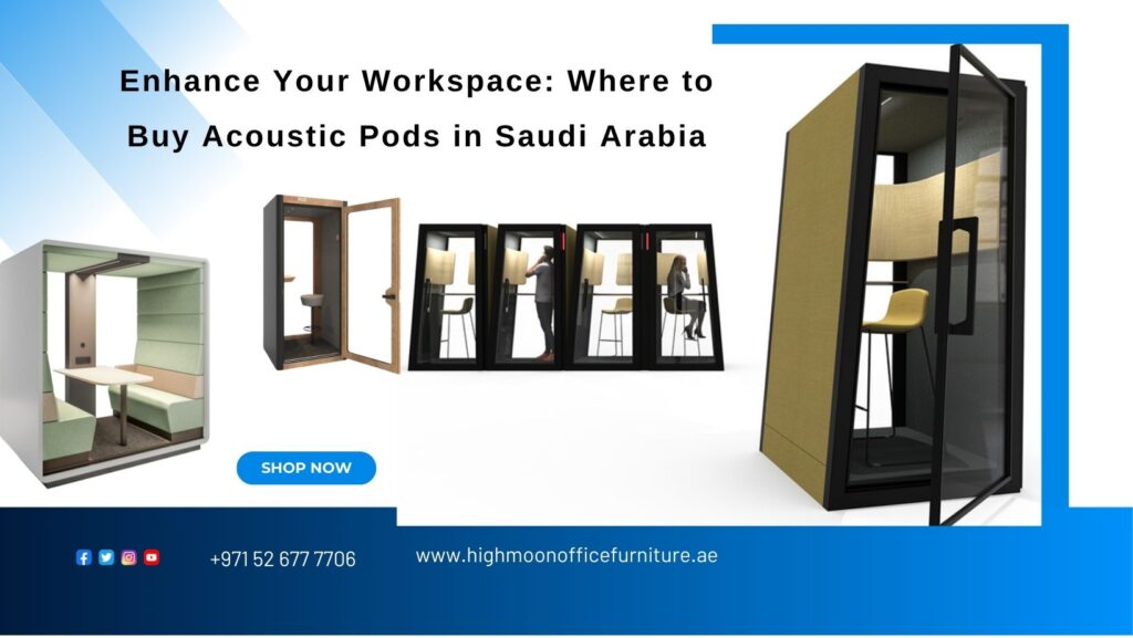 Buy Acoustic Pods in Saudi Arabia