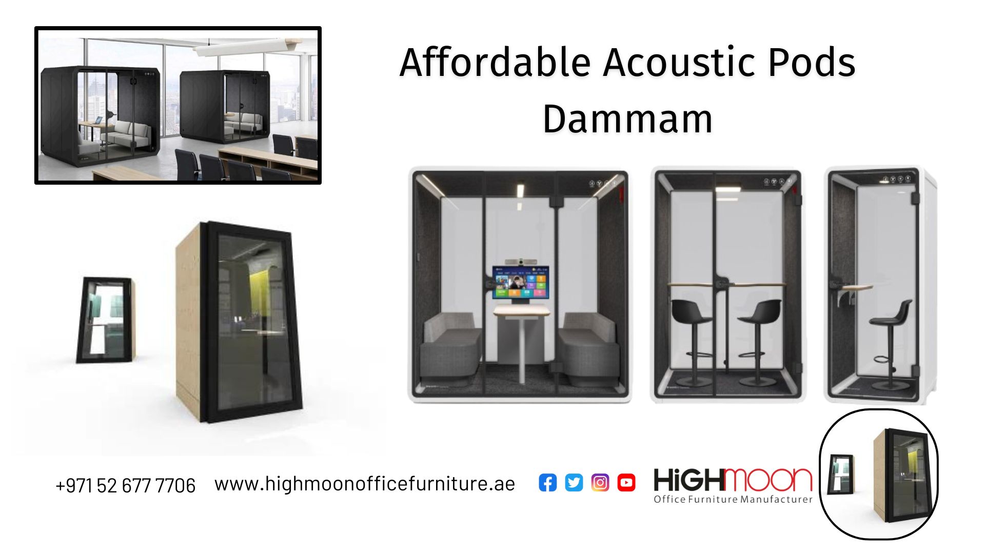 Cheap Acoustic Pods Seller in Dammam