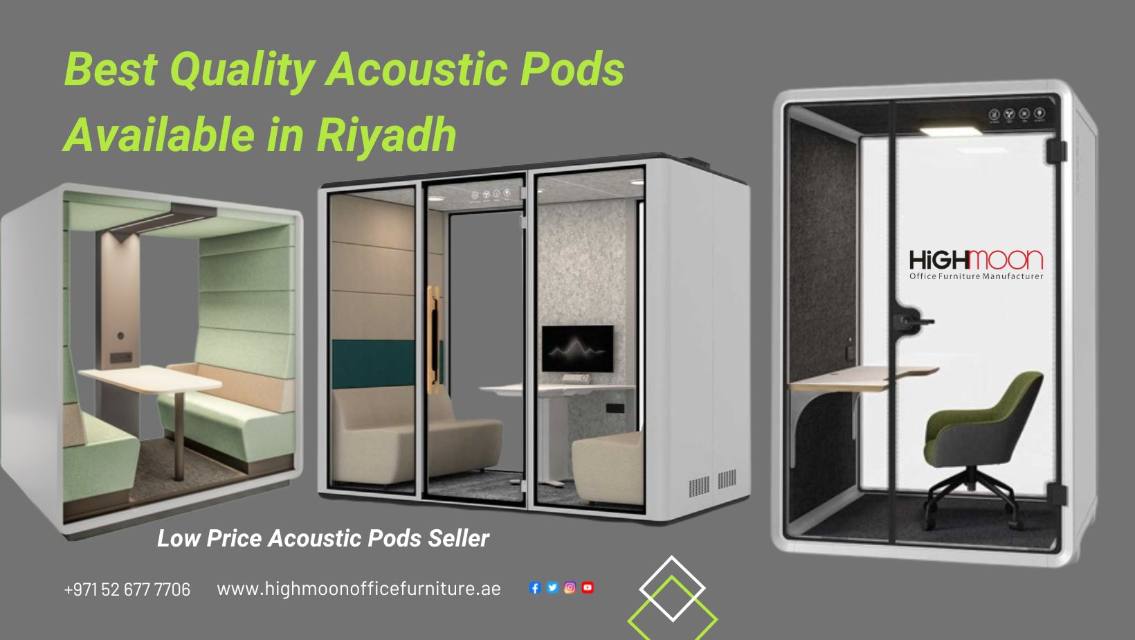 Cheap Acoustic Pods Seller in Riyadh