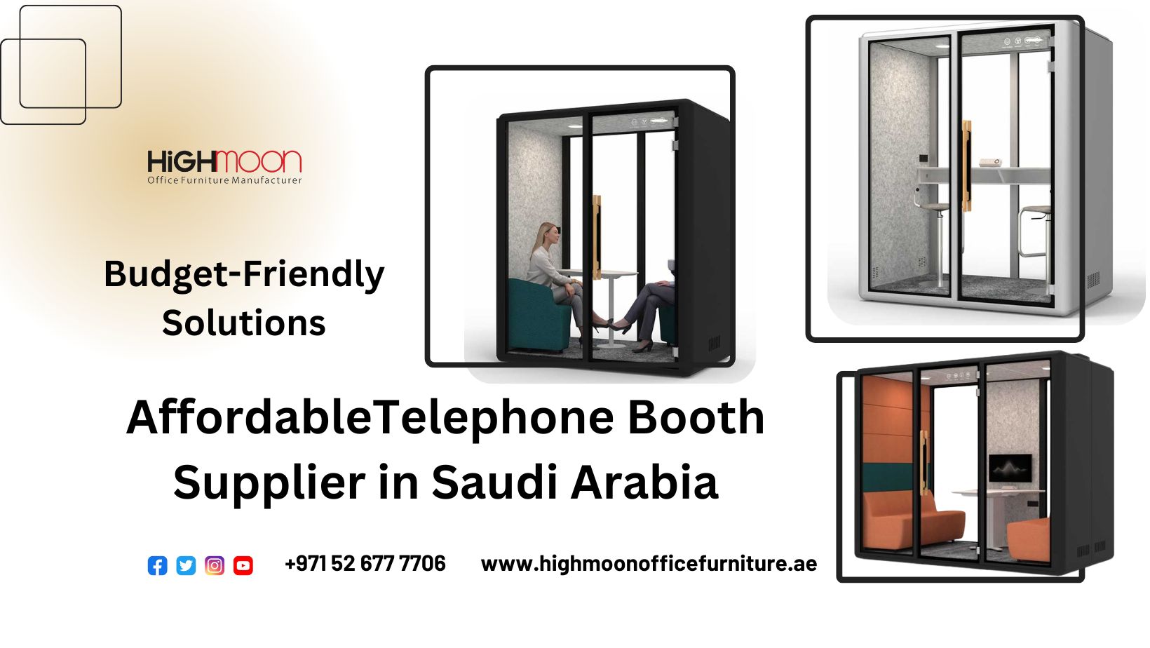 Cheap Acoustic Pods Supplier in Saudi Arabia