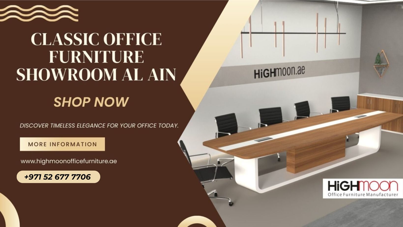 Classic Office Furniture Showroom in Al Ain