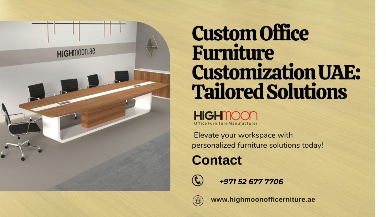 Custom Office Furniture Customization UAE