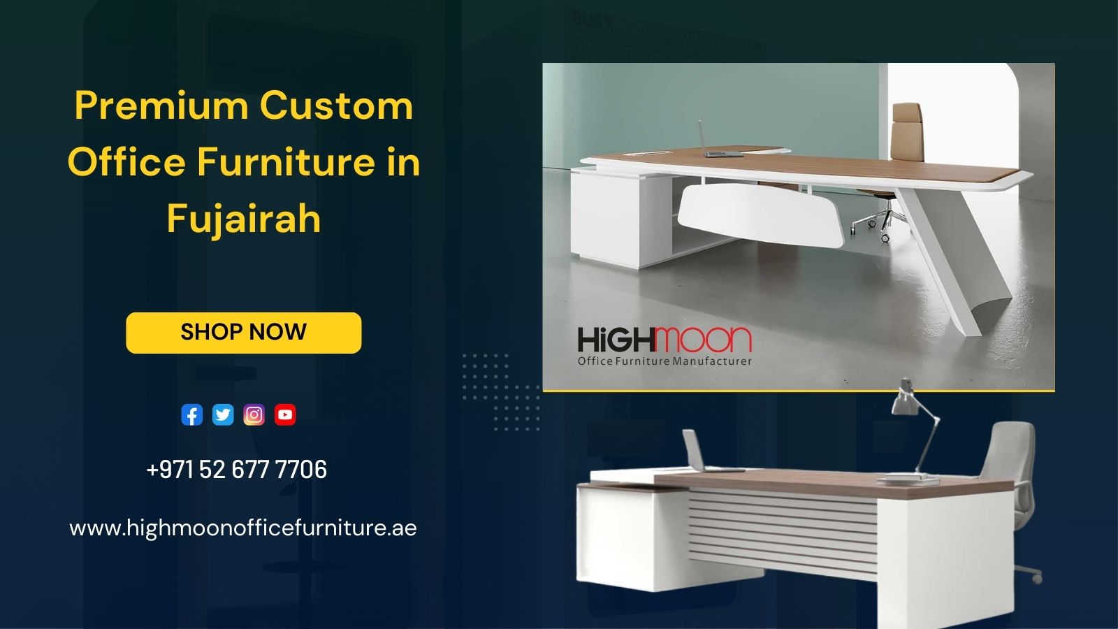 Custom Office Furniture Fujairah