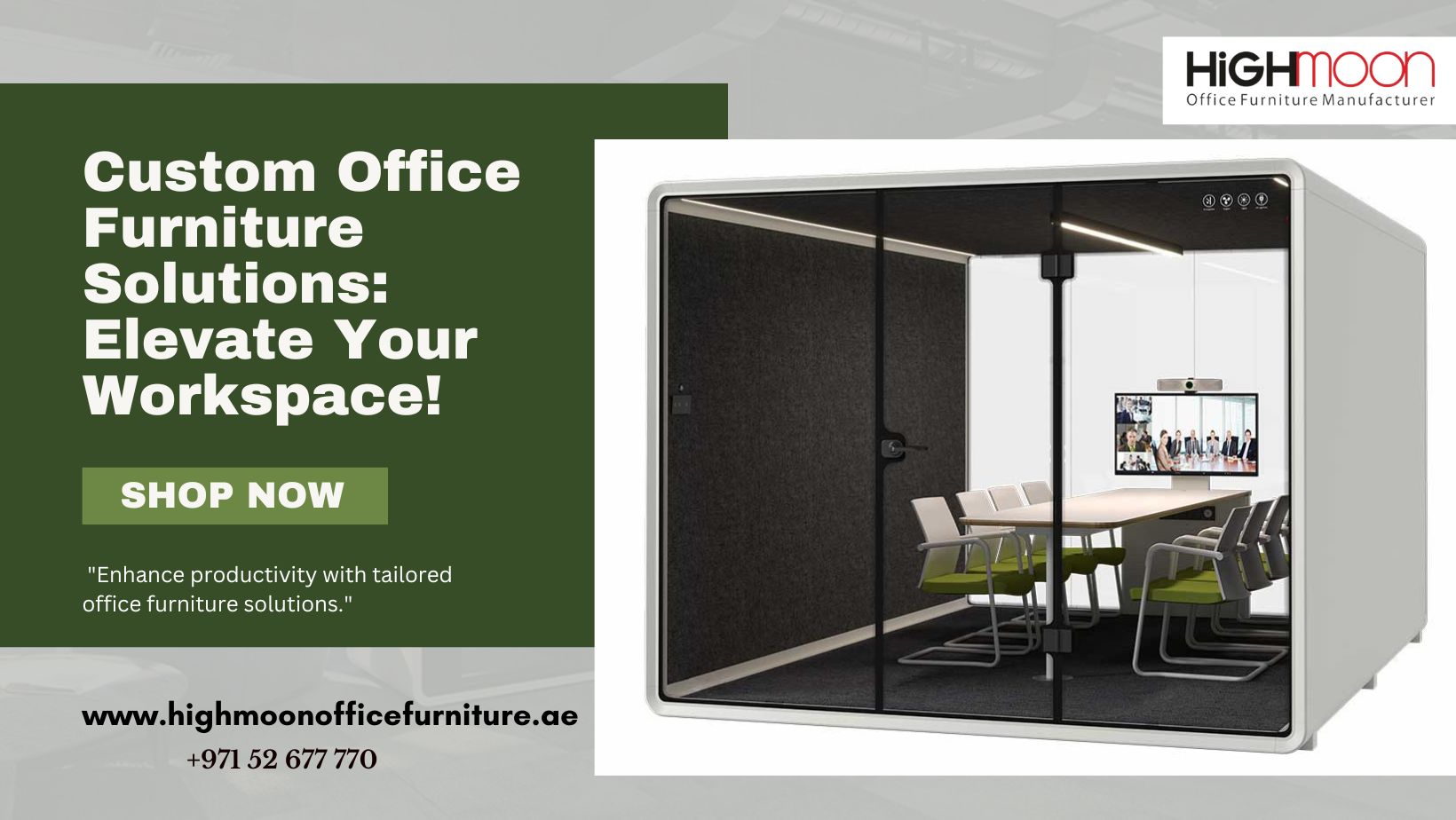 Custom Office Furniture Saudi Arabia