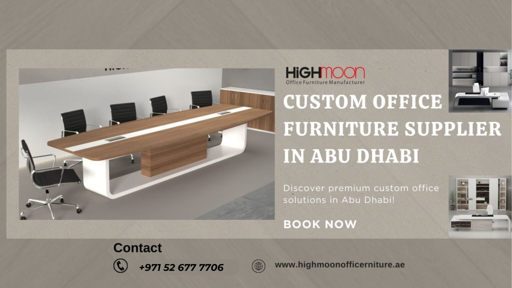 Custom Office Furniture Supplier in Abu Dhabi