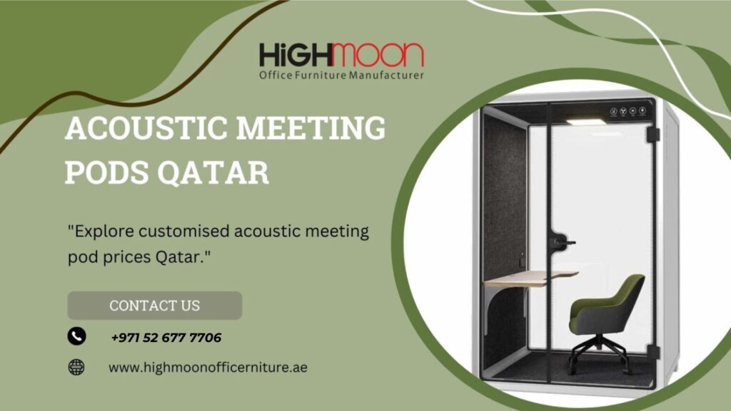 Customised Acoustic Meeting Pod Qatar