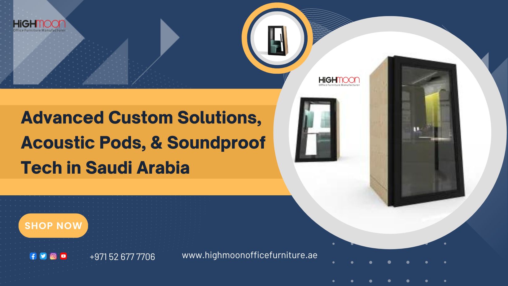 Customised Acoustic Pods Dealer in Saudi Arabia