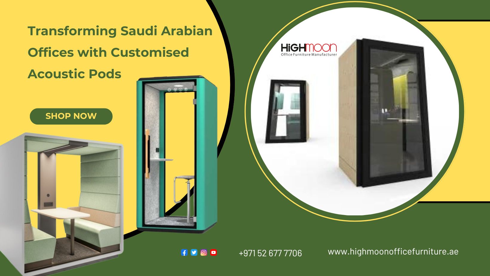 Customised Acoustic Pods Supplier in Saudi Arabia