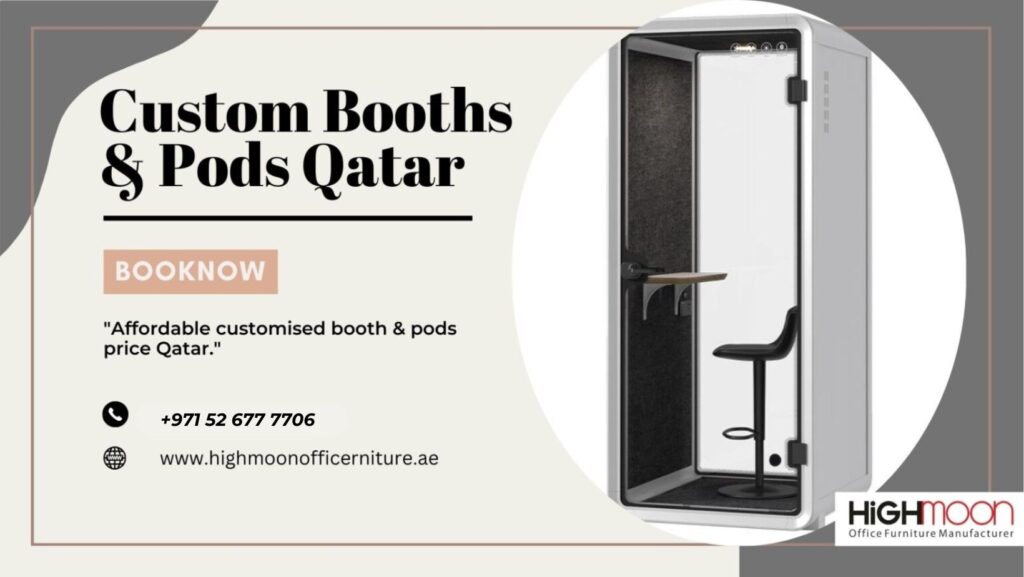 Customised Booth & Pods Price in Qatar