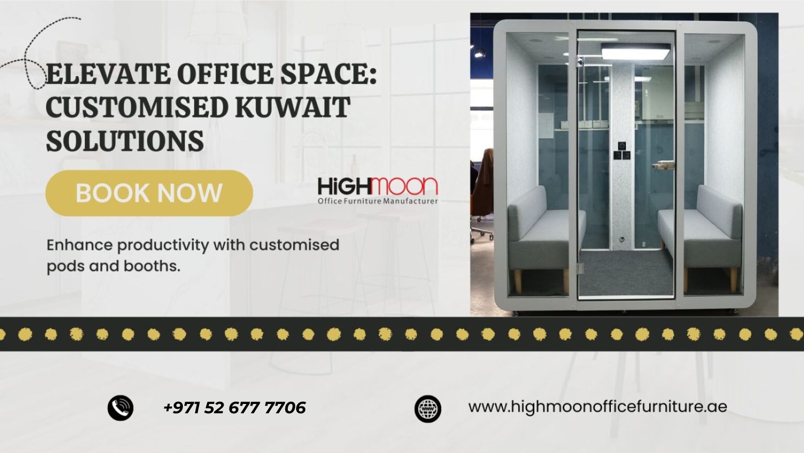 Customised Pods and Booths in Kuwait