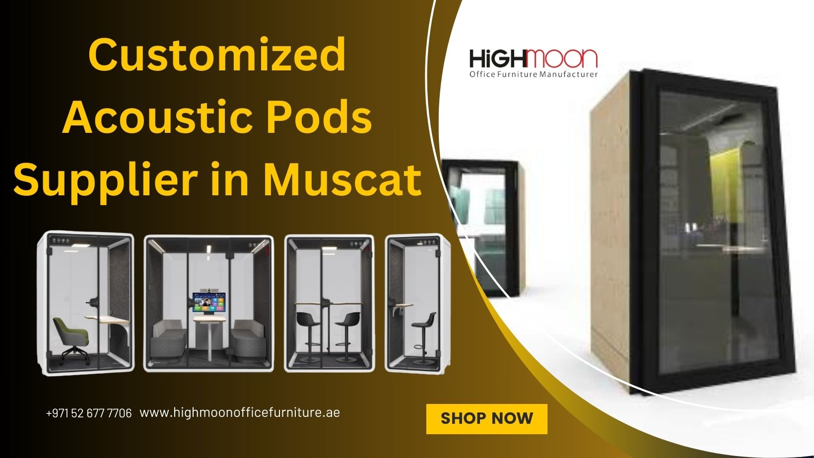 Customized Acoustic Pods Supplier in Muscat