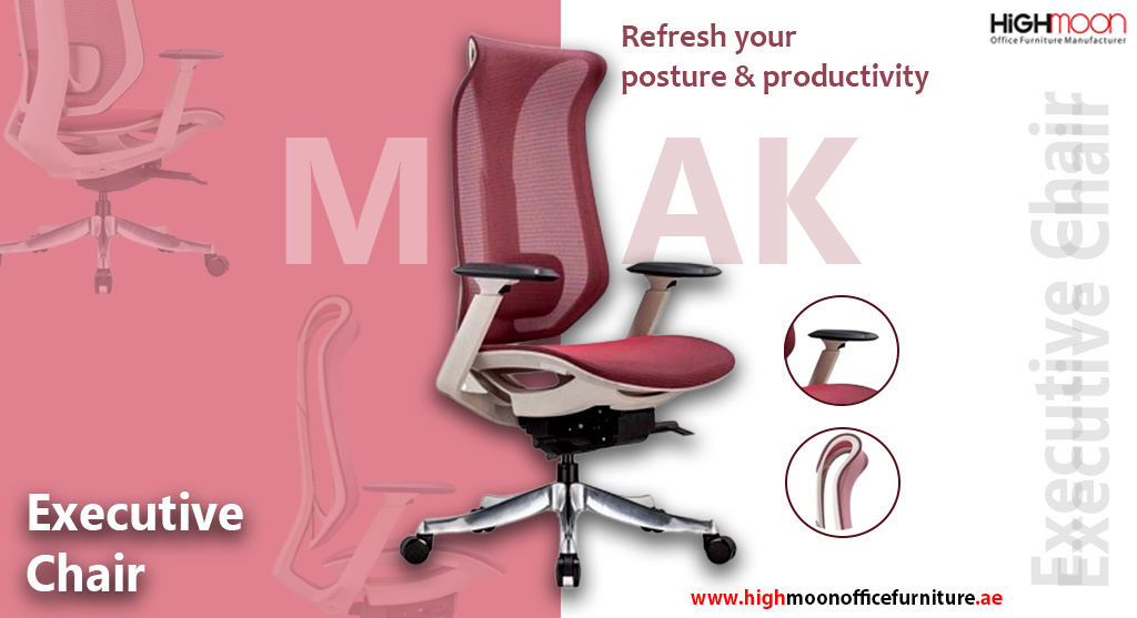 Executive Chair Dubai - Best Quality Mesh Ergonomic Office Chair Supplier in Dubai